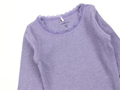 Name It heirloom lilac melange rib body